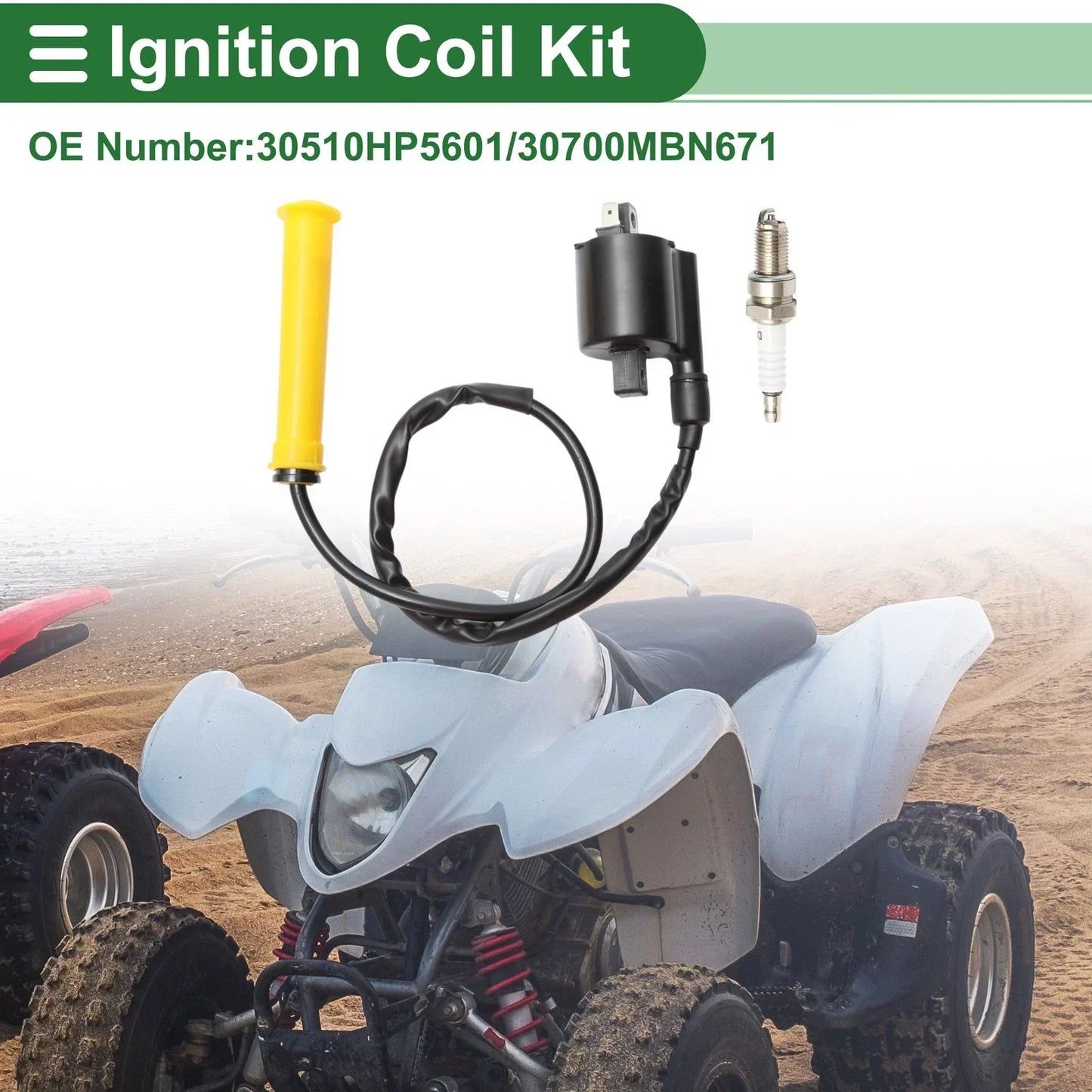 Ignition Coil for Honda ATV TRX420FPA 2009-2013 (2 x Coils)