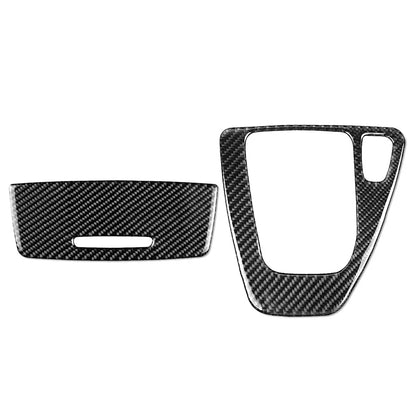 Black Gear Shift Box Panel Cover Trim for BMW 3 Series E90 E92 E93 (2005-12)