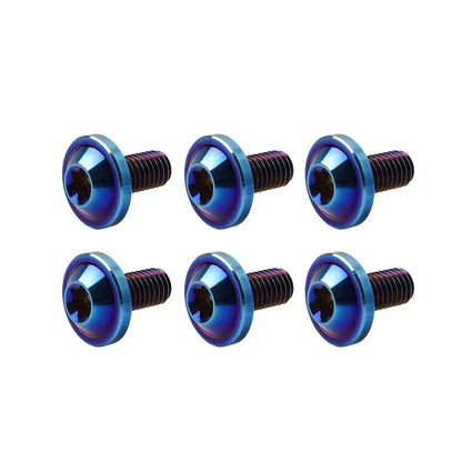 6 x M5x30mm Titanium Alloy Torx Head Bolts for Bike Motorcycle