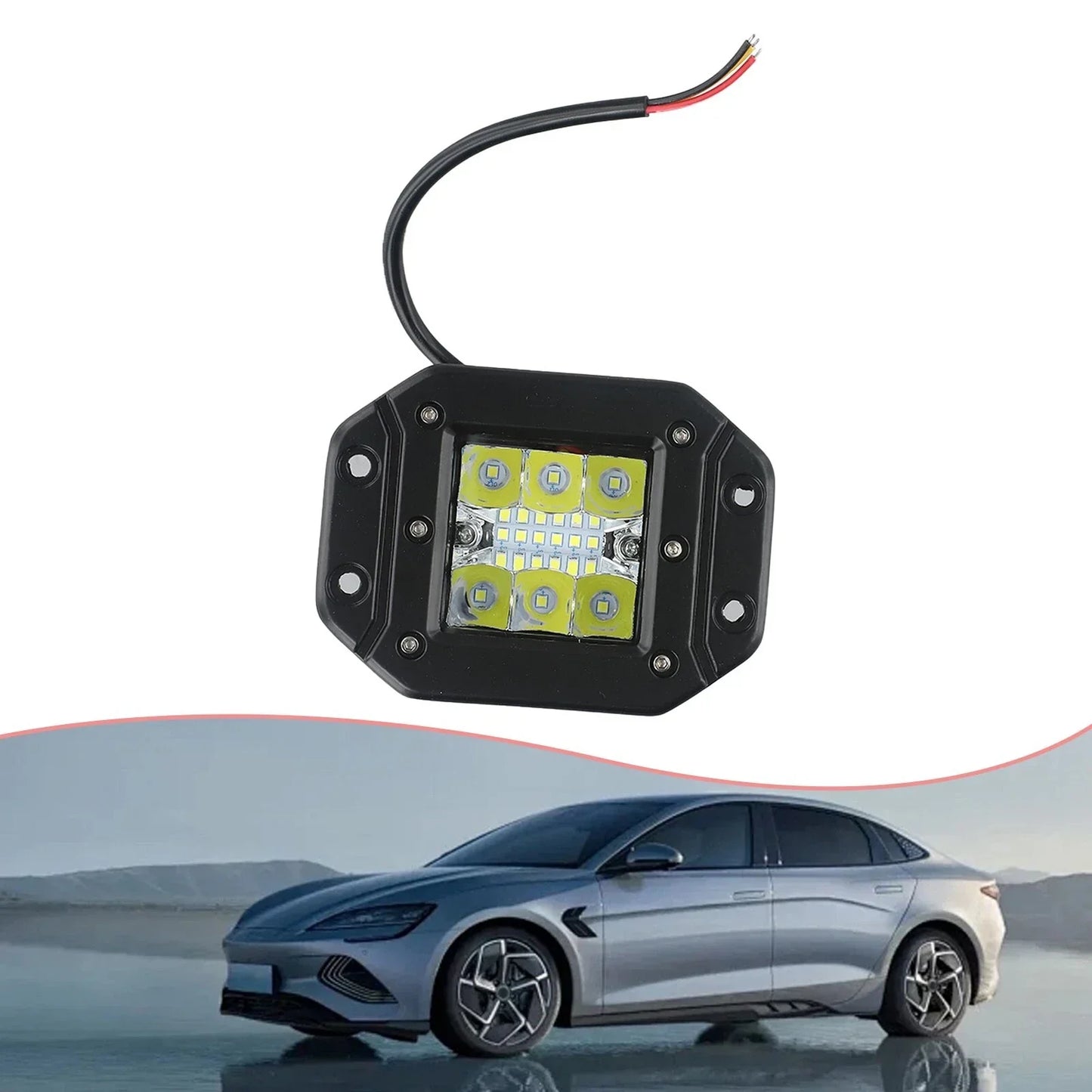 Flush-Mount LED-Work Light-Bar (12V–24V) LED Light Bar for OffRoad