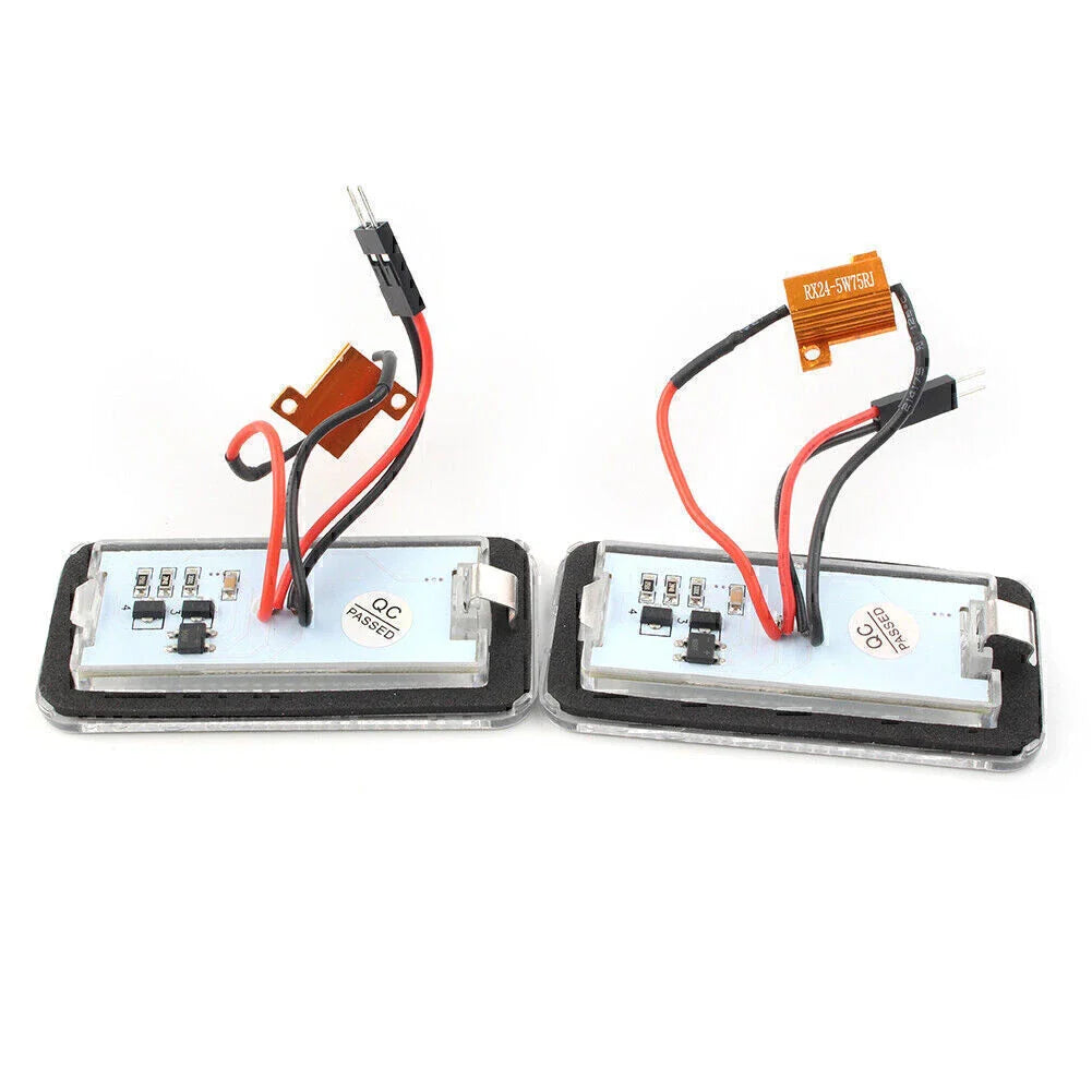 LED License Plate Lights for Fiat 500 & Cabriolet (2007-2023)