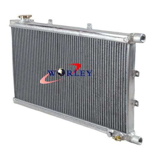 Aluminum Universal Radiator Heat Exchanger Water to Air Intercooler + Cap