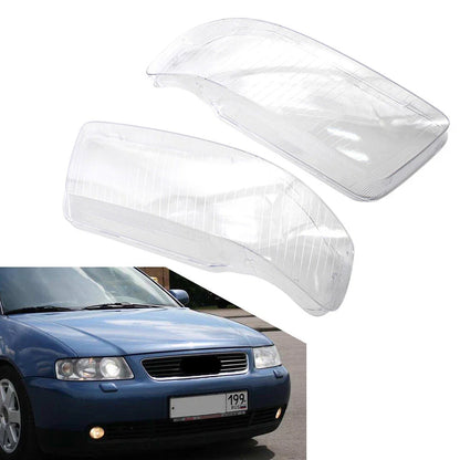 Transparent Headlight Lens Covers for Audi A3 (2001-2003)