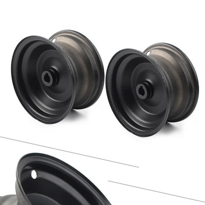 6" 145/70-6 IN Wheel Rims Black for Go Kart Off-Road Dirt Bike