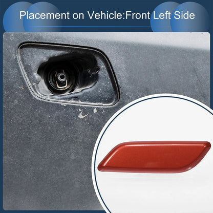 Front Left Washer Nozzle Cover for Honda Accord VIII 2011-2013 Red 1 x