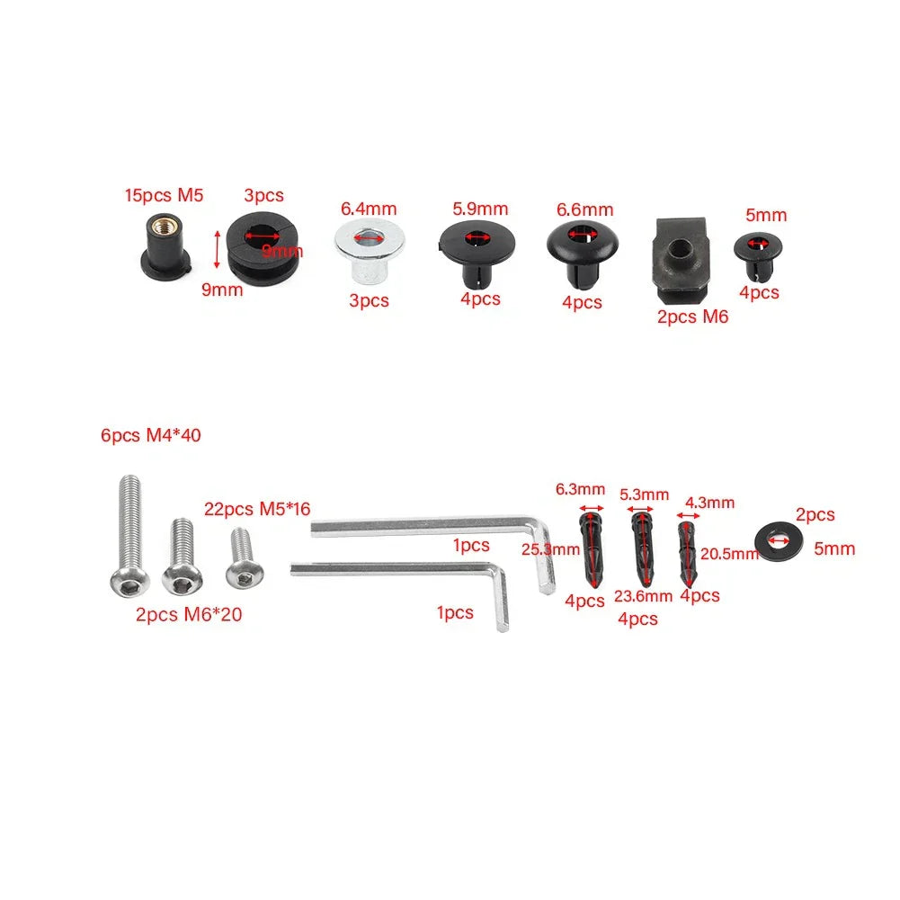 Screws Fairing Bolts for Honda CBR1000RR (2017-2019)