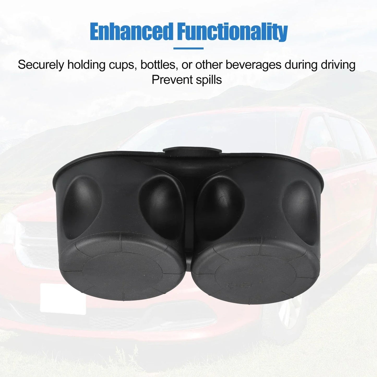 Cup Holder Replacement for Dodge Grand Caravan (2011-2020) Black