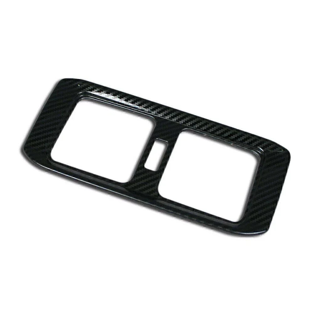 Rear AC Vent Cover Trim Carbon Fiber for Toyota RAV4 (2019-2020)