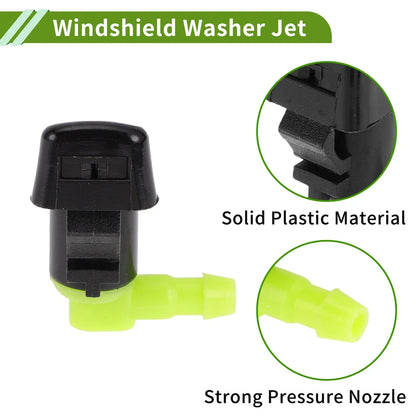 Windshield Washer Nozzle with Hose Connector for Chrysler (2011-2016)