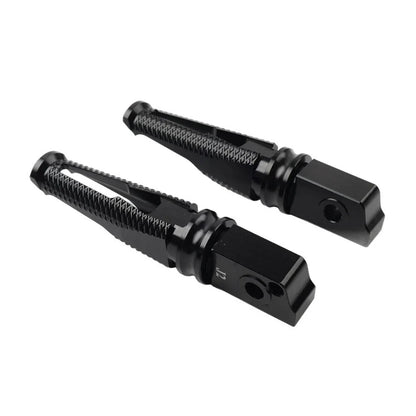 Black Passenger Rear Foot Pegs for Aprilia GPR125 GPR150 (2015-2023)