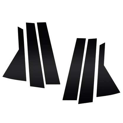 6 x Window Pillar Post Cover Panels for Kia Seltos (2020-2023)