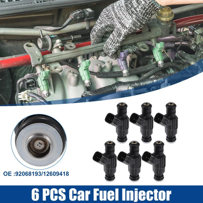 6 x Fuel Injector Nozzles for Chevrolet Equinox 3.6L (2008-2009)