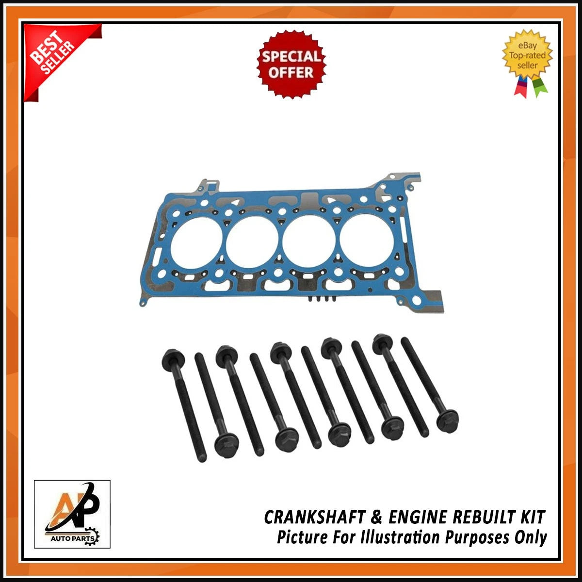 Crankshaft and Engine Rebuild Kit for Ford Transit Custom 2.0 EcoBlue (2017–2023)