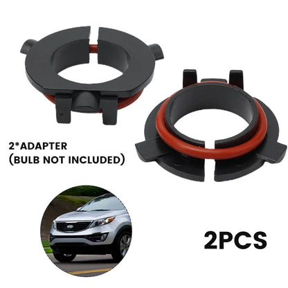 2x H7 LED Headlight Bulb Adapter Holder Socket Retainer for Kia Sportage K3