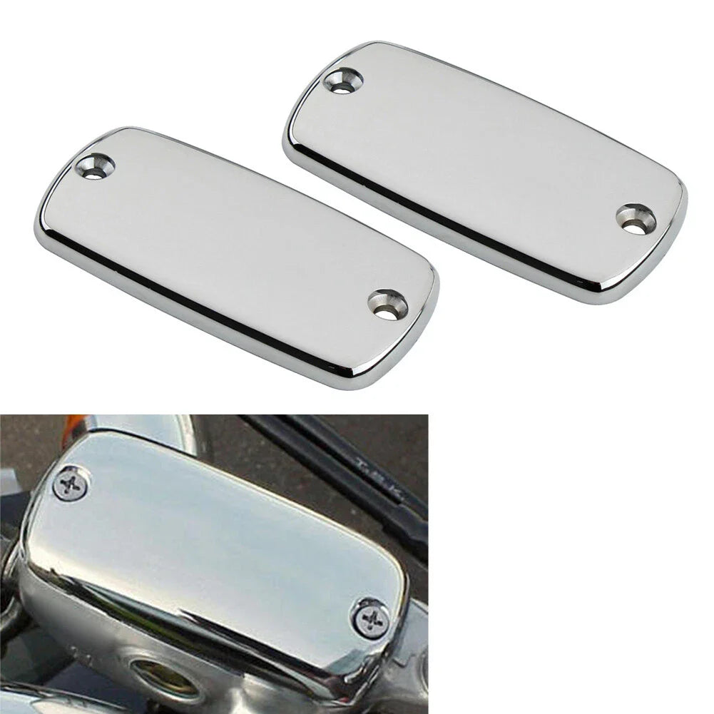 Front Brake Reservoir Fluid Covers for Honda Valkyrie Goldwing GL1500 GL1800