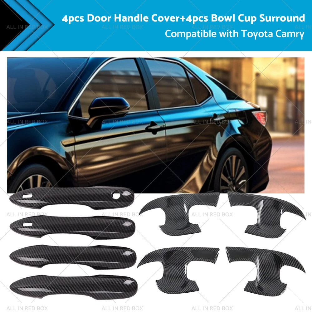 Carbon Fiber Door Handle Covers for Toyota Camry