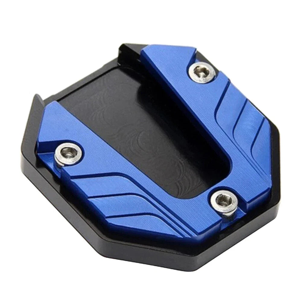 Kickstand Extender Pad for Motorcycle Bikes - Blue