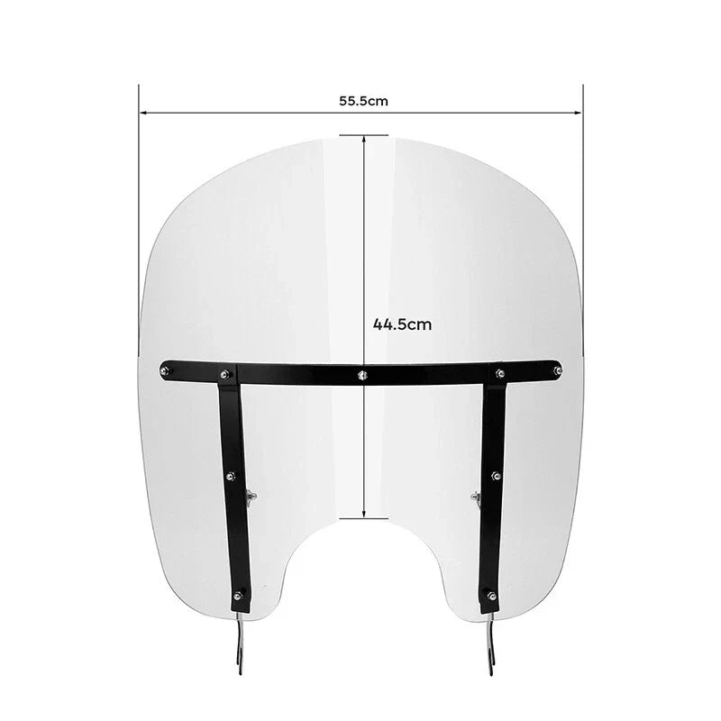 Clear Front Windshield for Harley Heritage Softail Fatboy Slim (2000-2017)