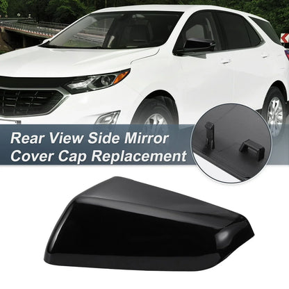 Left Side Rearview Mirror Cover Cap Gloss Black for Chevy Equinox, GMC (2010-2017)