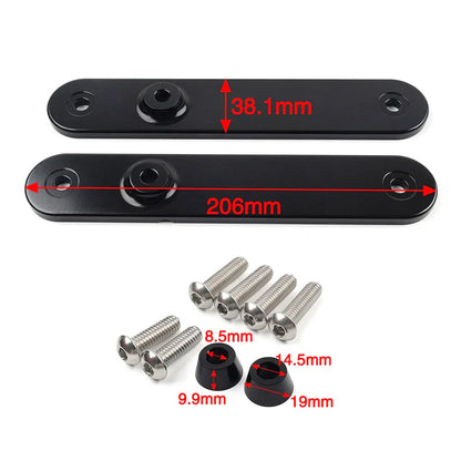 Front Turn Signal Relocation Mount for Harley Electra Glide, Street Glide, Road King