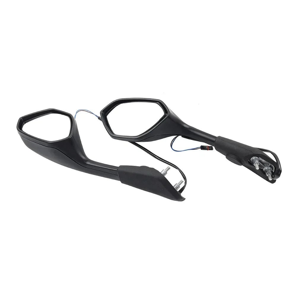 Side Rear View Mirrors w/ Turn Signals for BMW S1000RR (2019-2024)