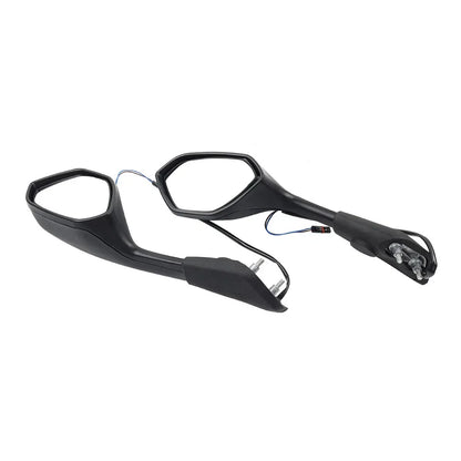 Side Rear View Mirrors w/ Turn Signals for BMW S1000RR (2019-2024)