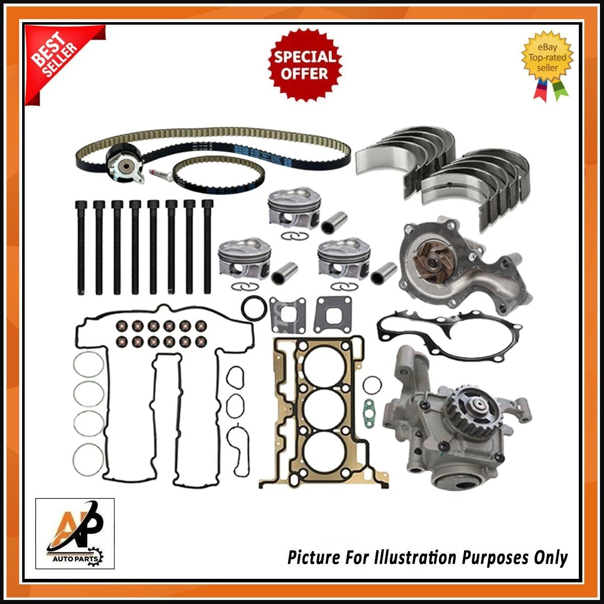Engine Rebuild Kit Quality Replacement for Ford M1DA 1.0 EcoBoost (2012–2019)