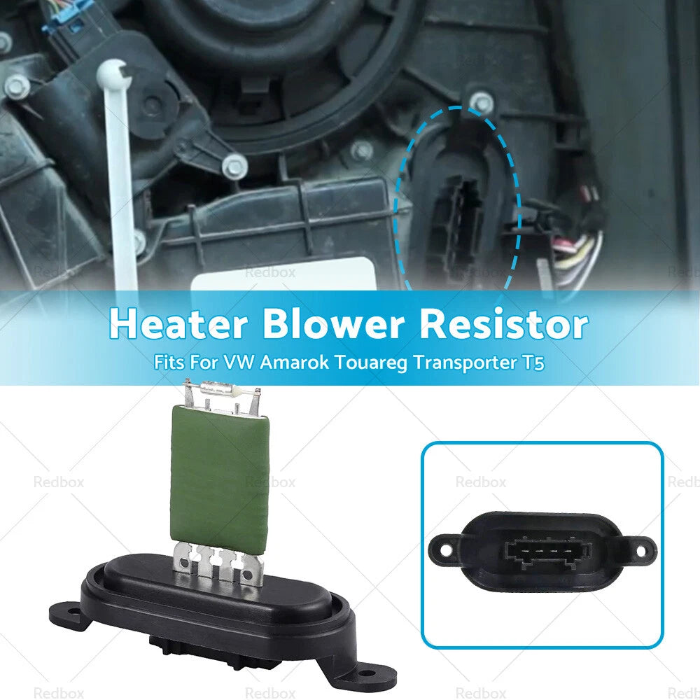 Heater Blower Fan Motor Resistor for VW Amarok, Touareg, Transporter T5 (2010-2019)