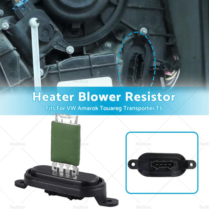Heater Blower Fan Motor Resistor for VW Amarok, Touareg, Transporter T5 (2010-2019)