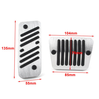 Gas Fuel Brake Pedal Cover for Jeep Cherokee (KL) 2014-2019 Aluminum