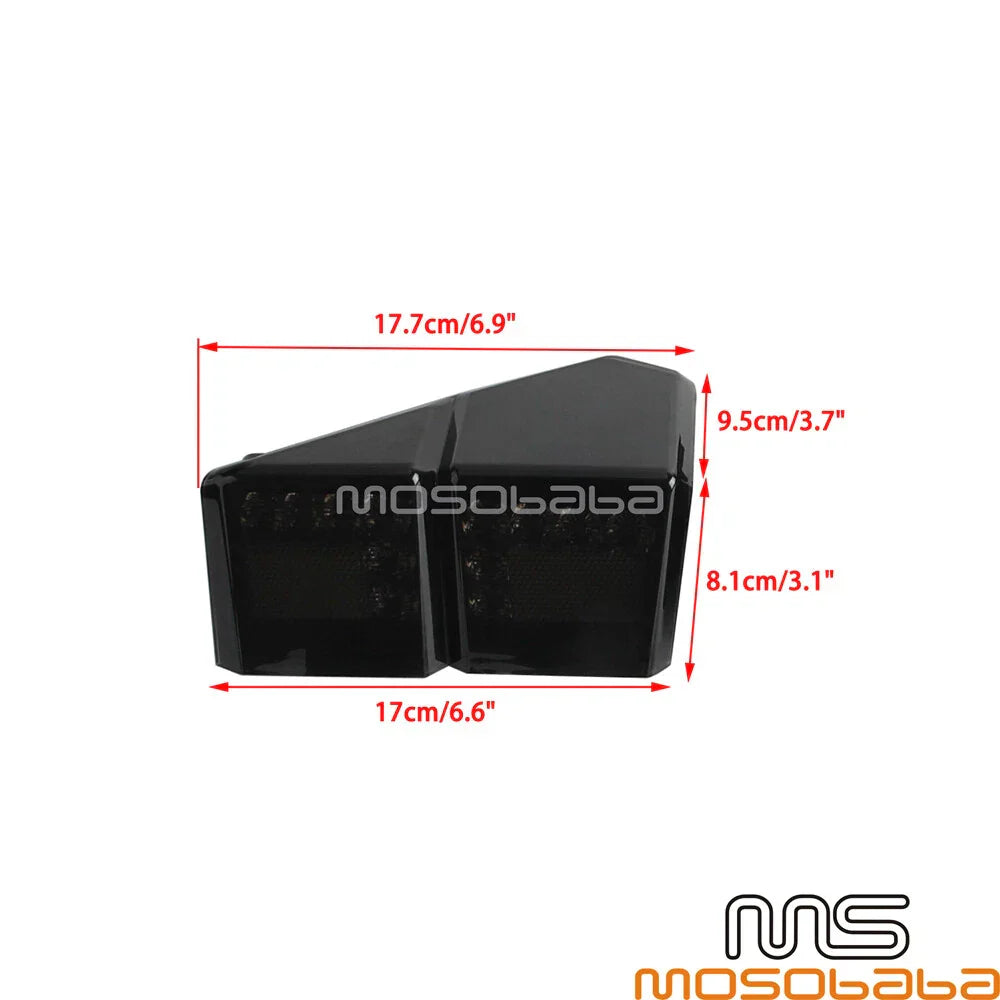 Rear Brake Tail Lights for Polaris Ranger 1000/Crew 1000/XP 1000 (2015-2023)