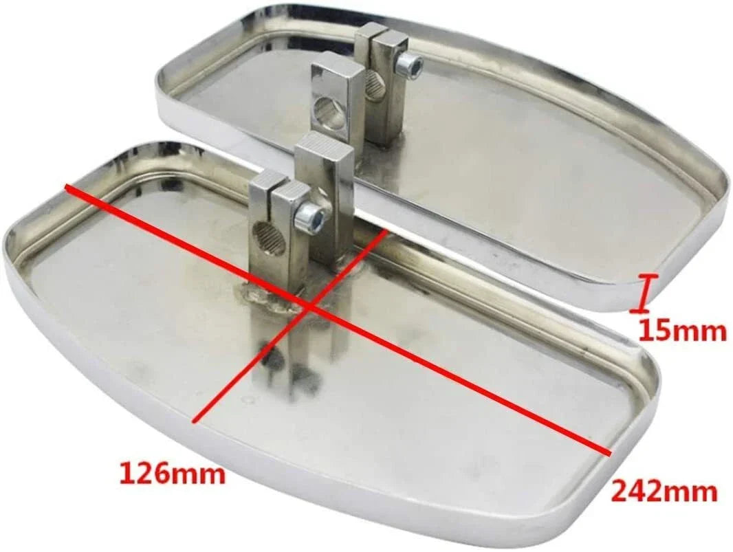 Rear Passenger Foot Pegs for Honda Motorcycle Floorboards