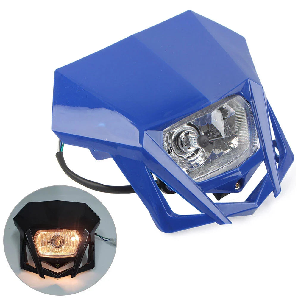 12V H4 Headlight Fairing for Kawasaki KLX, Yamaha, XR, CRF, DRZ, RMZ