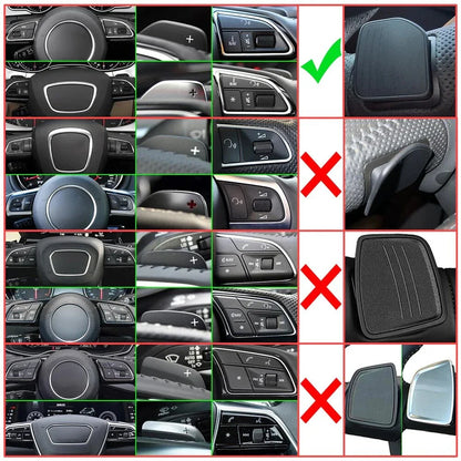 Steering Wheel Paddle Shifter Extensions for Audi A3 A4 A5 A6 A7 A8 Q3 Q5 TT (2006-2023)