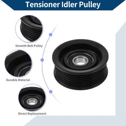 Drive Belt Idler Pulley for Honda CR-V, Acura (2012-2014) - 1 x Pulley