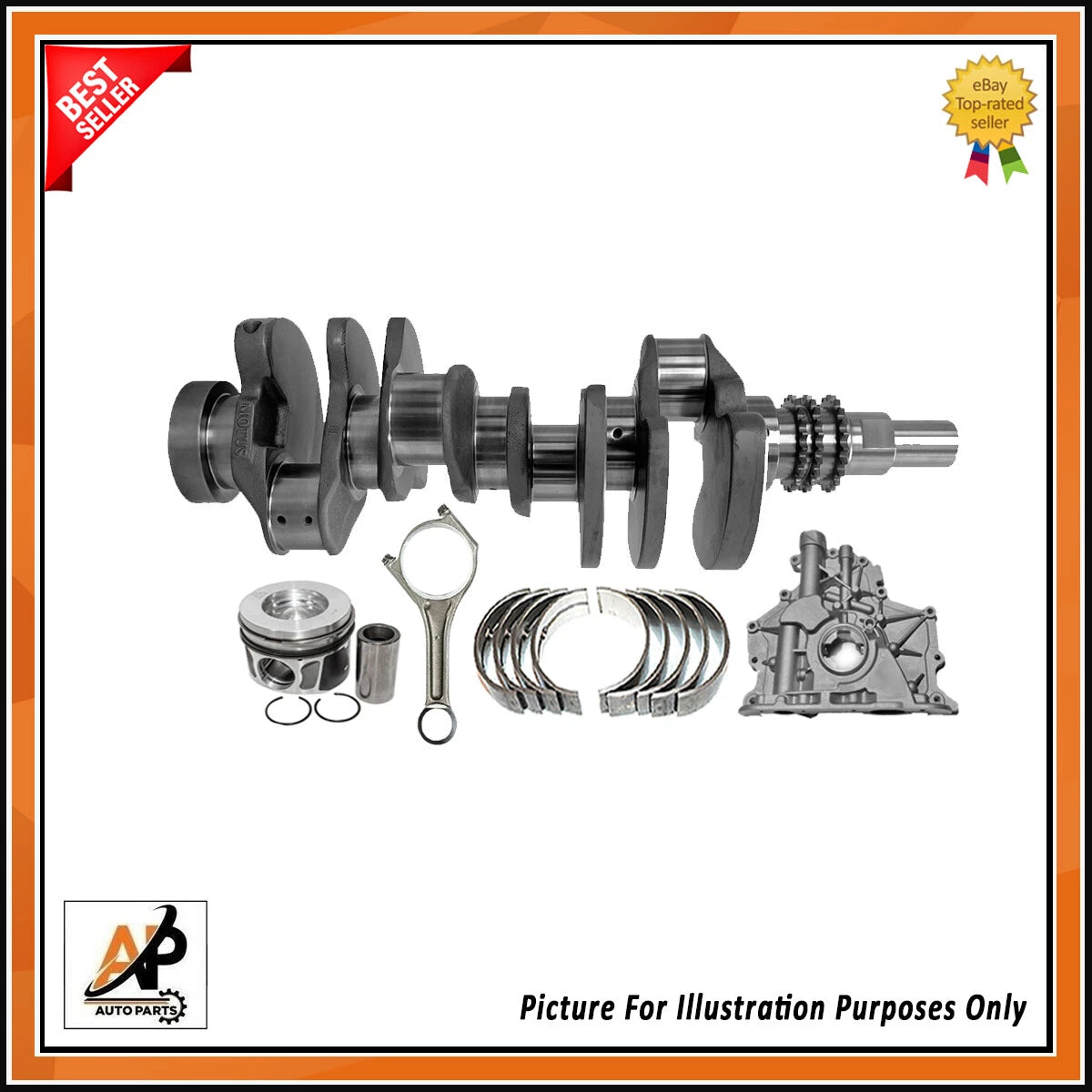 Engine Rebuild Connecting Rod and Crankshaft Kit for Range Rover 4.4 TDV8 (2010–2012)