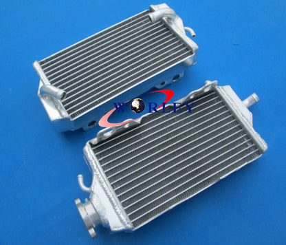 Aluminum Radiator & Blue Hose for Honda CR125R (2000-2001)