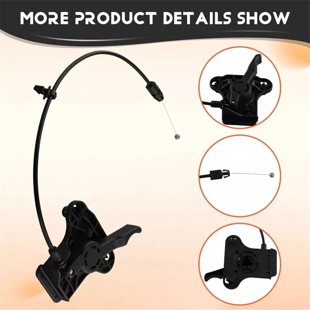 Hood Catch Release Cable for 2015-2017 Chrysler 200