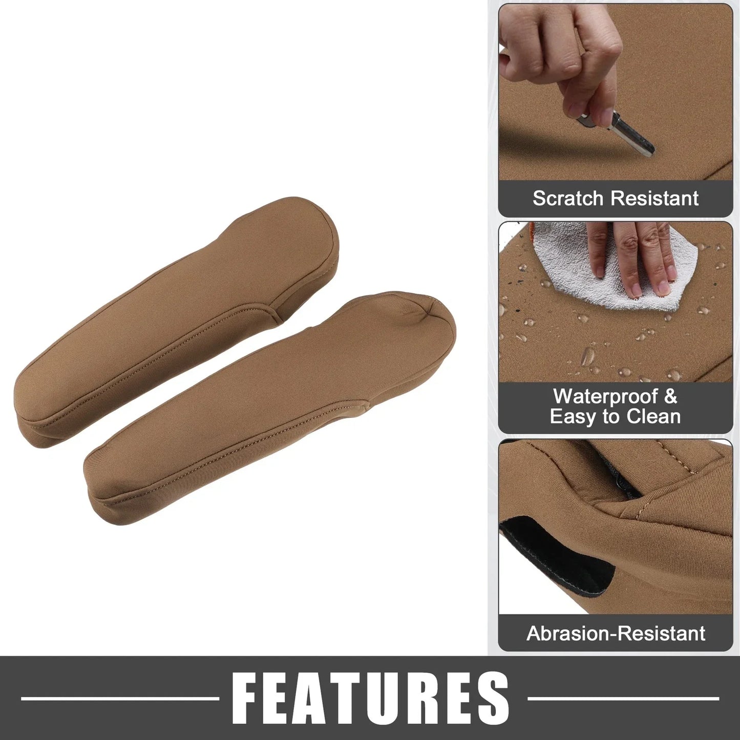 Car Armrest Covers for Honda Odyssey (Brown)