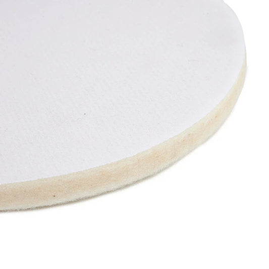2 x Soft Wool Felt Cleaning Pad for Car Detailing Furniture and More