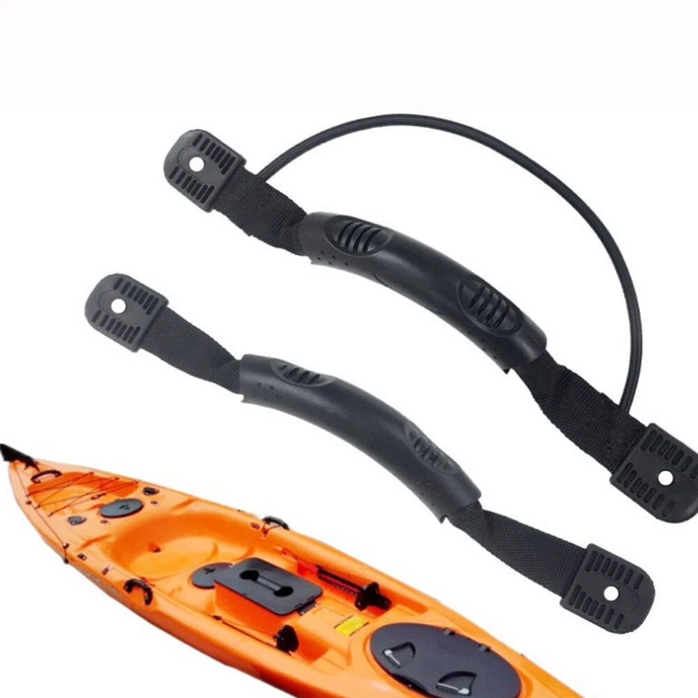 Canoe Kayak Side Mount Carry Handles w/ T-Handle & Cord & Pad Eye