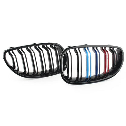Upper Mesh Grille for BMW E60 E61 5 Series (2003-2010) Gloss Black