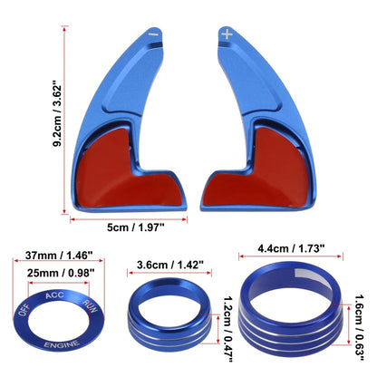 Steering Wheel Shift Paddle Extension Trim Set for Dodge Charger Challenger (2015-2023)