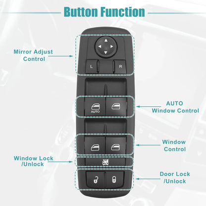 Front Driver Side Power Window Switch for Dodge Journey (2011-2020)