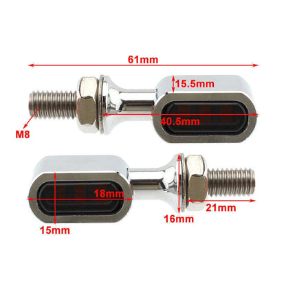 Mini LED Rear Turn Signal Lights for Harley Touring Dyna