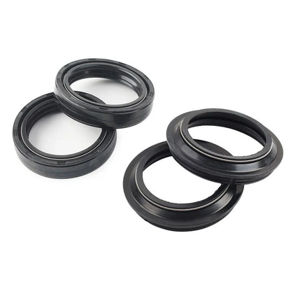 4 Pcs 47X58 MM Motorcycle Front Fork Damper Shock Absorber Seal