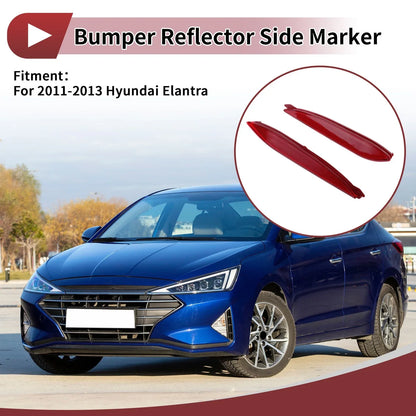 Rear Bumper Reflectors for Hyundai Elantra (2017-2020) - 2 x Reflectors