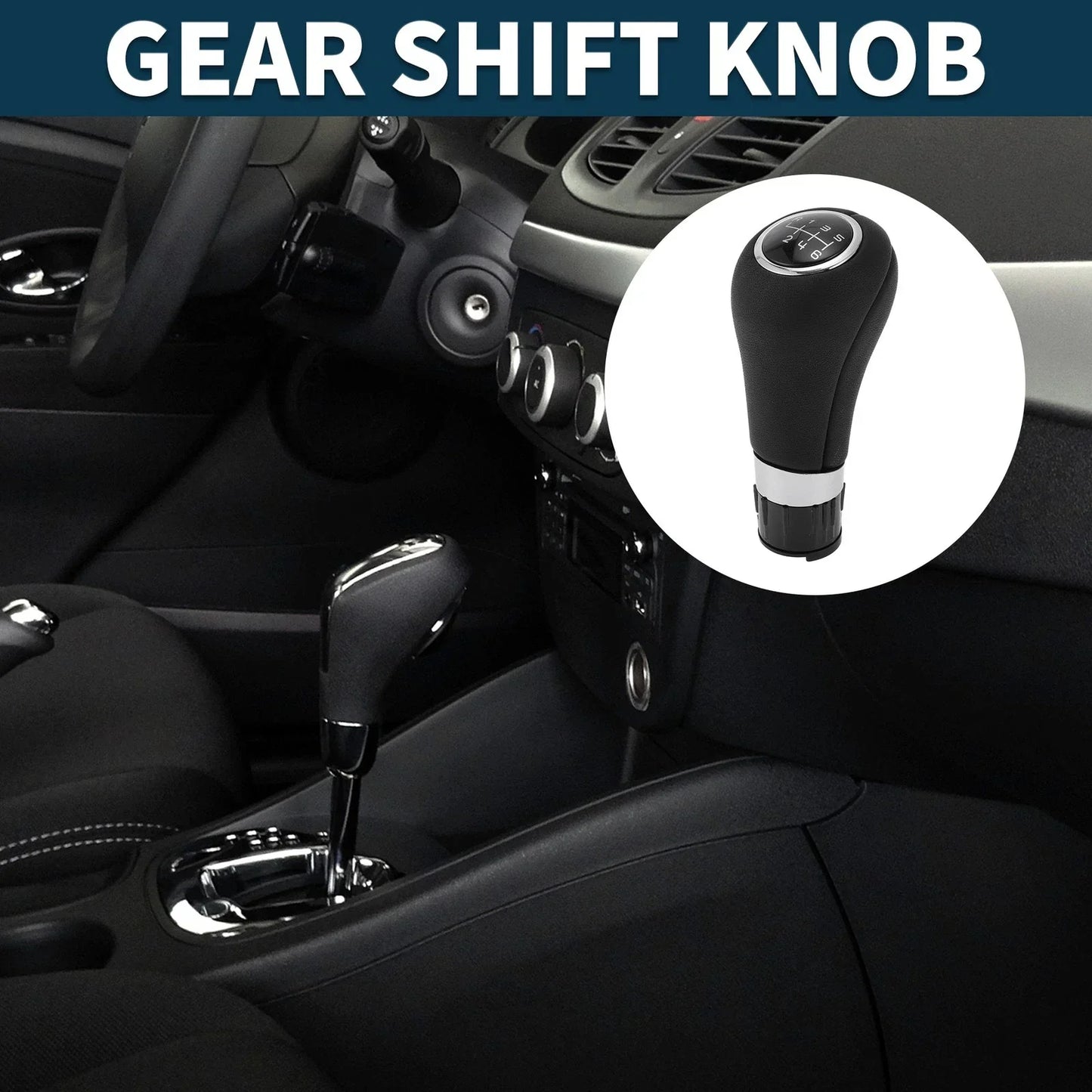 6 Speed Manual Gear Shifter Knob for Mercedes-Benz C-Class (2007-2023)