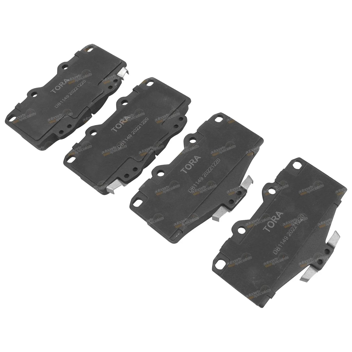 Front Disc Brake Pad Set for Toyota Prado KZJ71 KZJ73 KZJ78 (1993–1996)