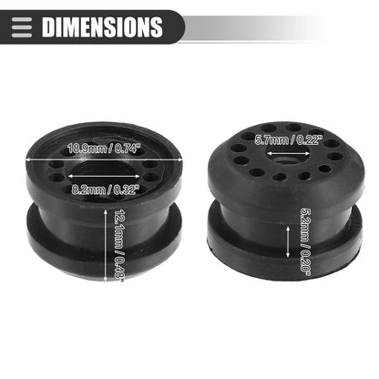 Transfer Case Linkage Bushing for Dodge Ram Rubber 2 x 52105555AA Black